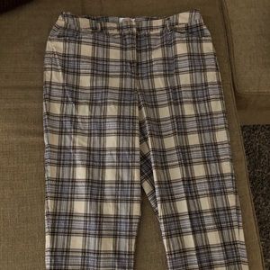 Plaid Capri Talbot pants